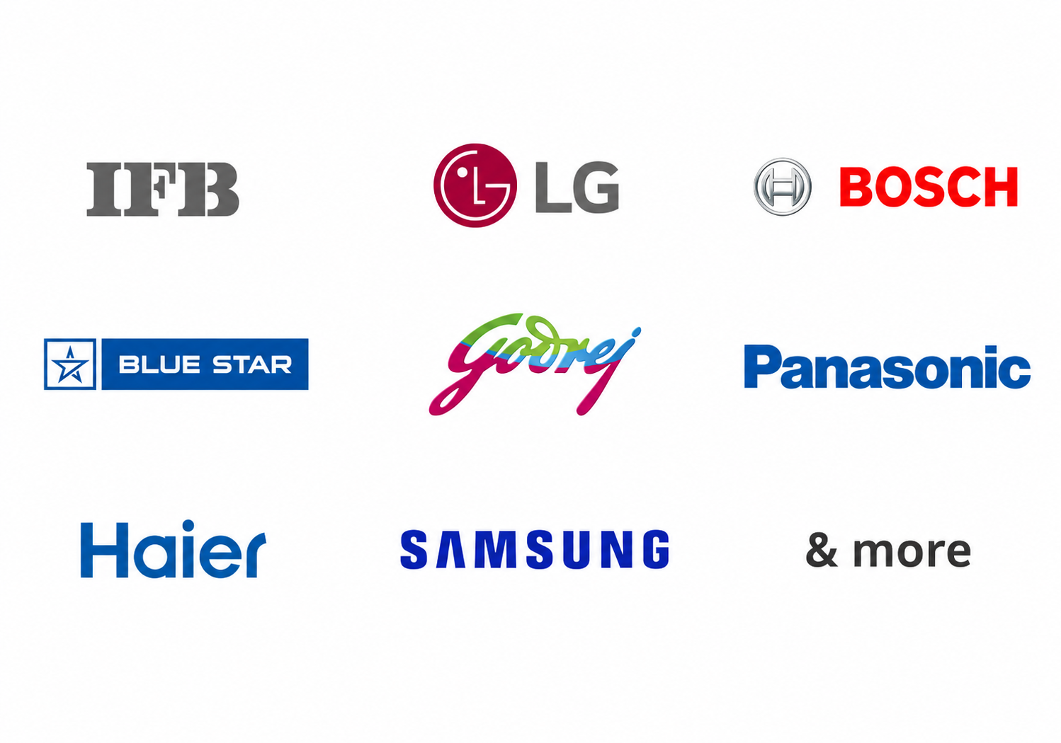 Brands We Repair